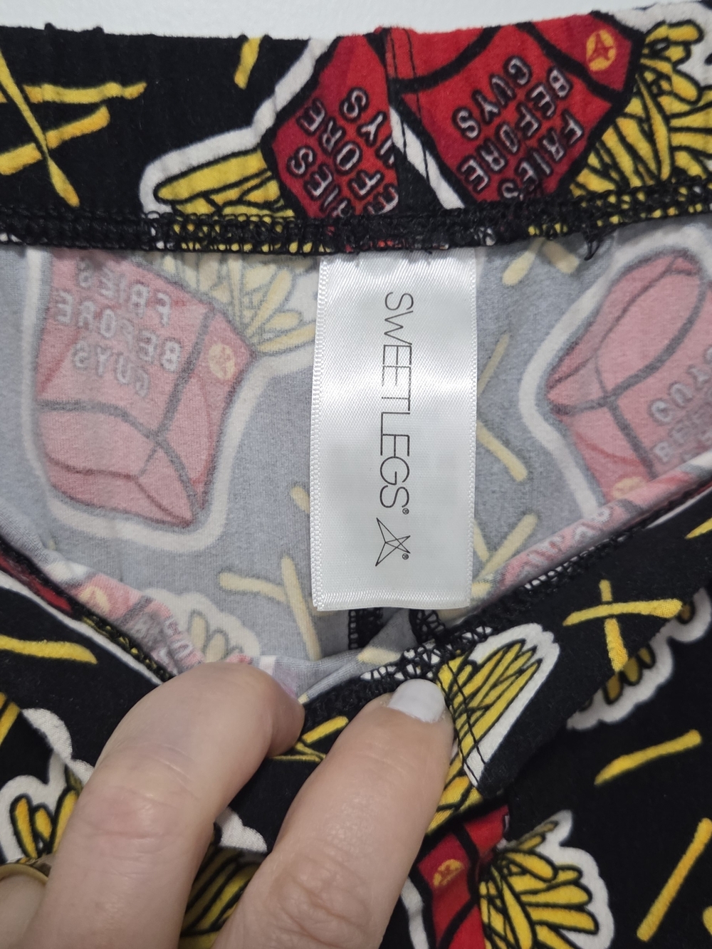 Sweetlegs Fries Leggings OSFM